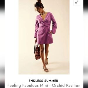 NWT Free People "Feeling Fabulous" Minidress, L